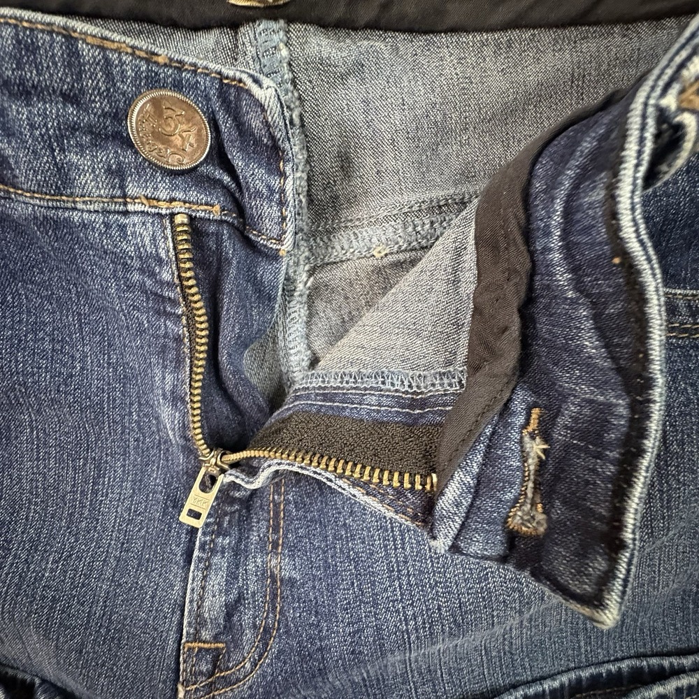 34 Heritage Men's 41x28.25‎ Blue Charisma Straight Leg Stretch Jeans SEE DESC - Picture 6 of 10